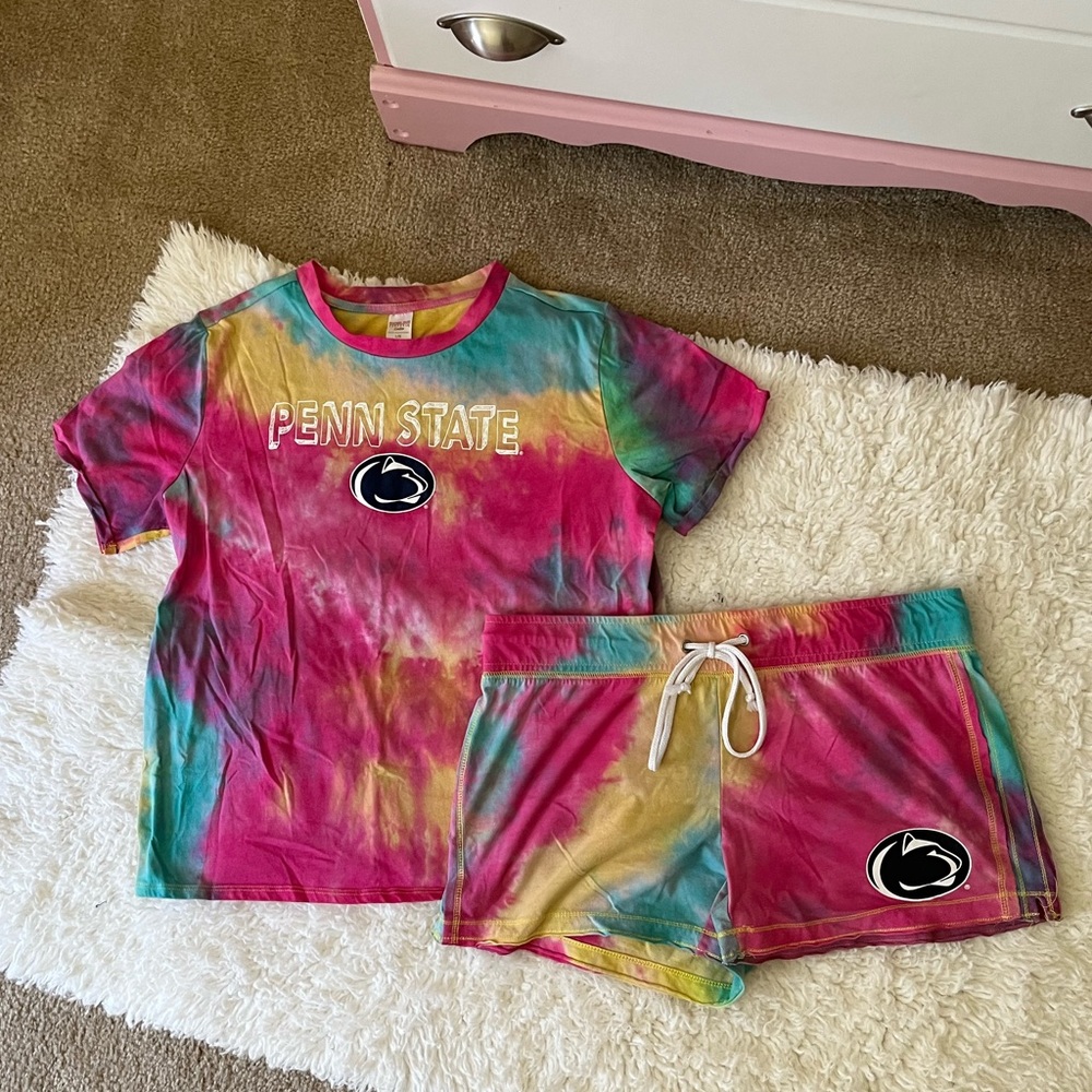 Penn State Tie-dye Pajamas/Lounge Set